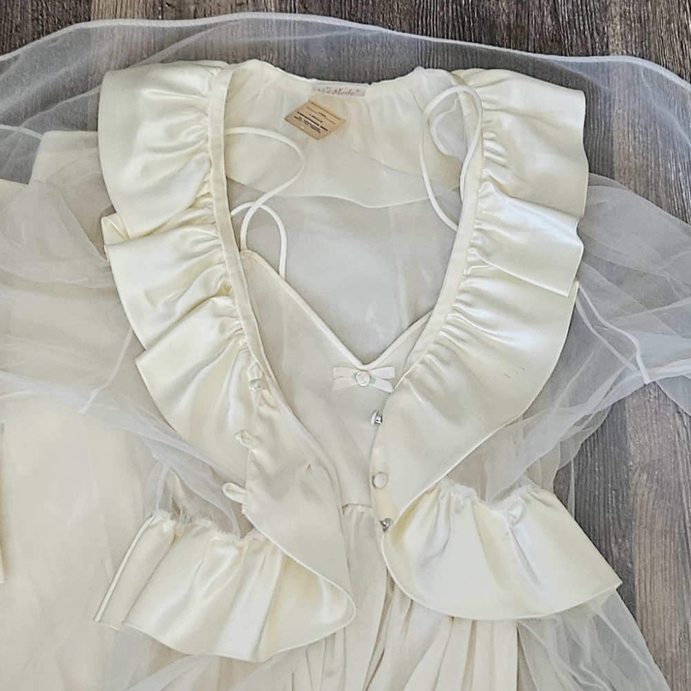 Val mode vintage nightgown - Picture 4 of 13